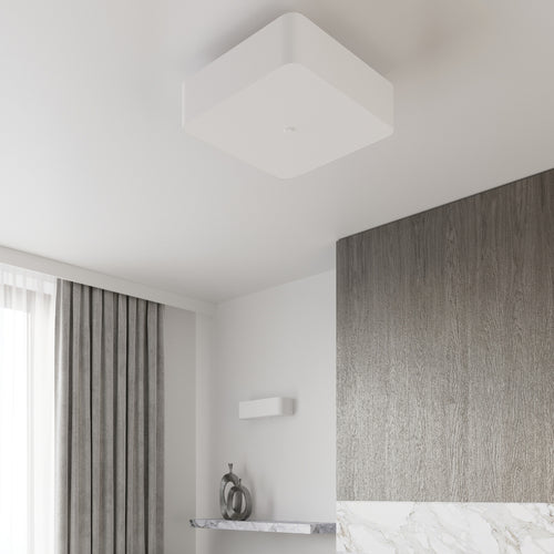 Sollux Lighting Plafondlamp LOKKO 45 wit - 45x45x25cm