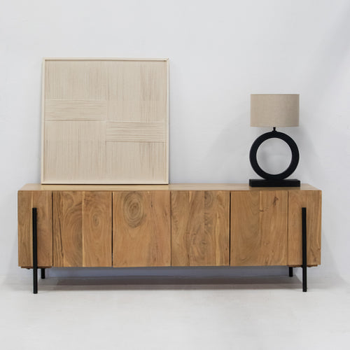 Giga Meubel Tv-Meubel Marie - Acaciahout - Naturel - 180cm