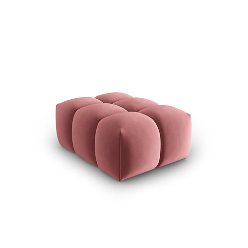 Cosmopolitan Design - Poef Verona flueel flamingo - 85x60x40cm