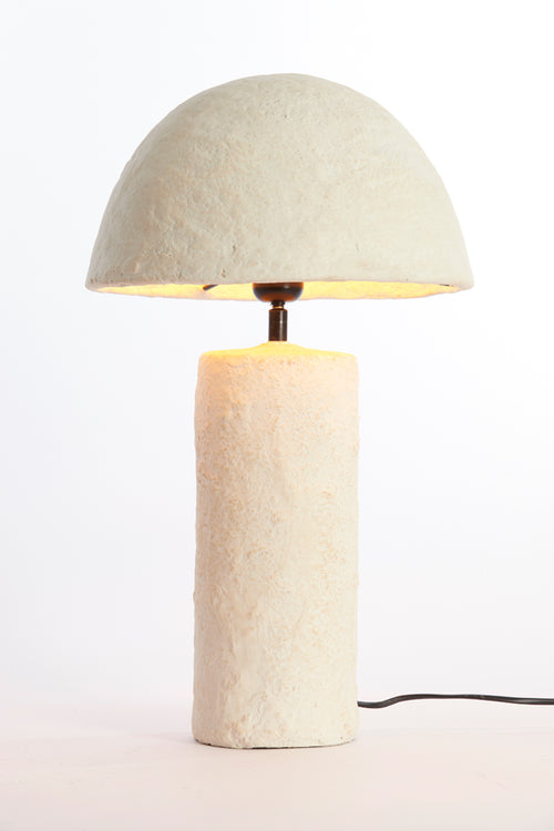 Light & Living tafellamp QAZU - Ø30x48cm - bruin