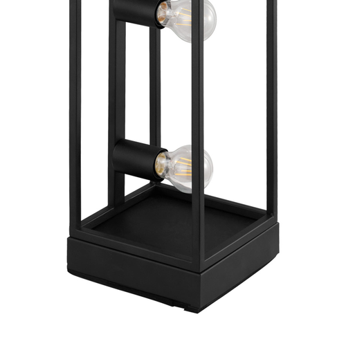 EGLO vloerlamp Eldrick - e27 - 100 cm - zwart