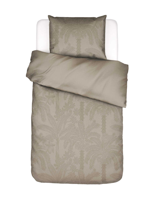Essenza Palma dekbedovertrek - Eenpersoons – 140x200/220 cm - Taupe