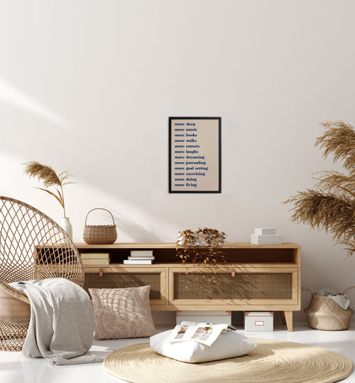 Zwarte lijst met kader 40x30 meer - vtwonen shop