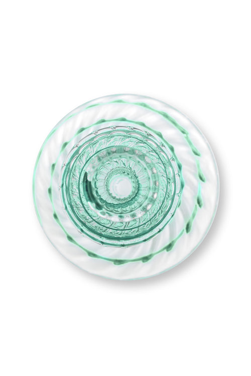 Pip Studio - Kandelaar - Licht Blauw - Glas Swirl - 22cm - vtwonen shop