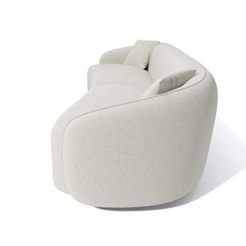 Sia Home - Rechte bank CELINE - Geweven stof - Crème - 260cm