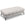 Cosmopolitan Design Bank Bali 2-zits, flueel, lichtblauw - 62x133x40cm