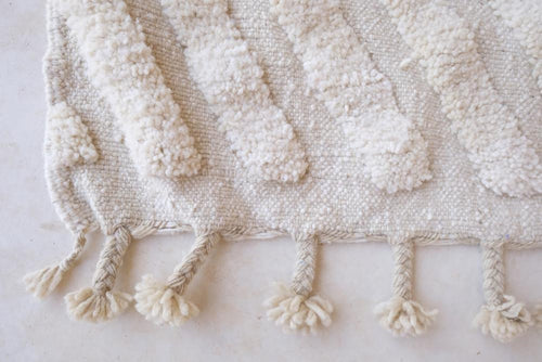 AFK Living vloerkleed Berber - handgemaakt - Wol - 125 x 157 cm - vtwonen shop