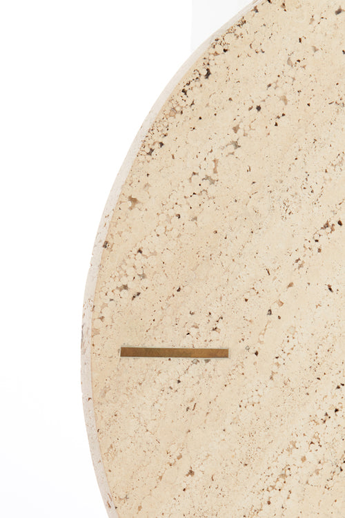 Light & Living klok JENAY - 43x1.5x43cm - bruin