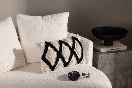 Rebellenclub Kussen Tavita - Zwart/wit - vtwonen shop