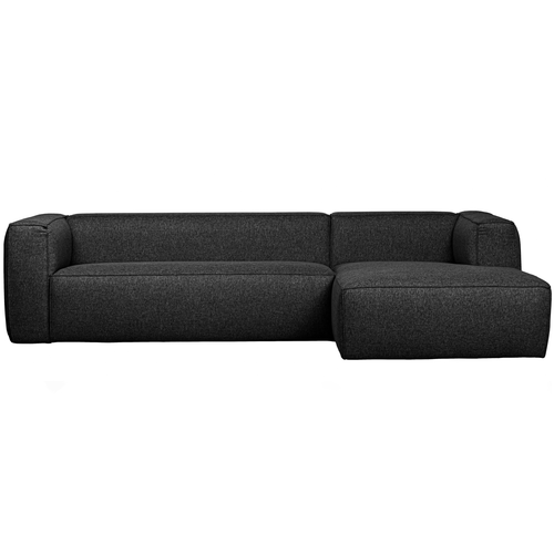 WOOOD chaise longue rechts Bean - Polyester - Dark Grey - vtwonen shop