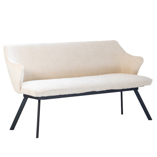 Giga Meubel Eetkamerbank Taylor - Beige Stof - 160x60x88cm