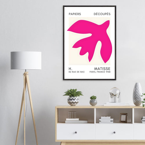 Artfulprints Poster Matisse – Floating forms pink   - 30x40 cm - Roze