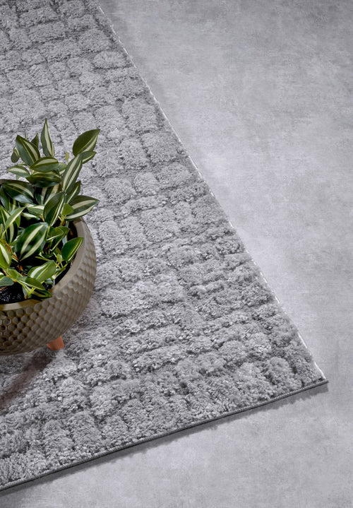 Elle Decoration Gallery High Pile Rug Artistique Light Grey 160x235 cm