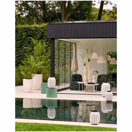 Light & Living vaas Vania - wit - 21.5x21x76cm
