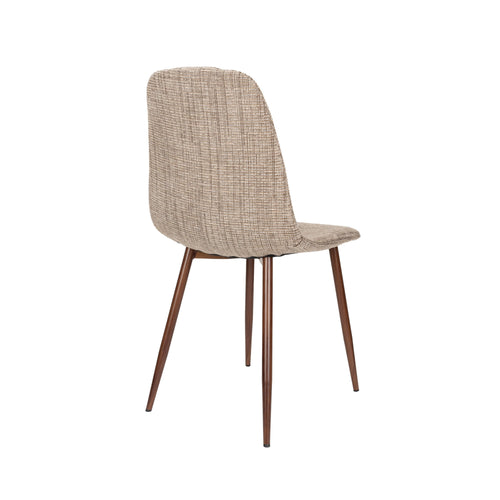 Housecraft Living Demi Eetkamerstoelen Gemêleerd Bruin - Set van 4