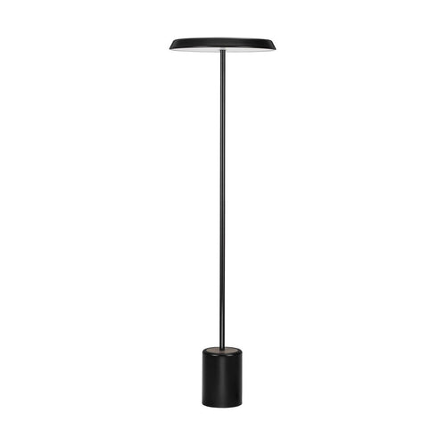 Nova Luce OPHELIA Geïntegreerde LED-vloerlamp matzwart/fineer, 27W, 2199lm, 3000K