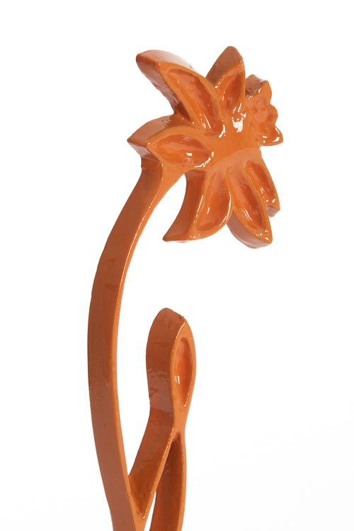 Light & Living ornament DAFFODIL - 12x7.5x40cm - oranje