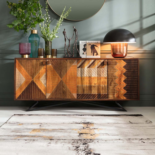 Kare Design Vloerkleed Abstract Line grijs