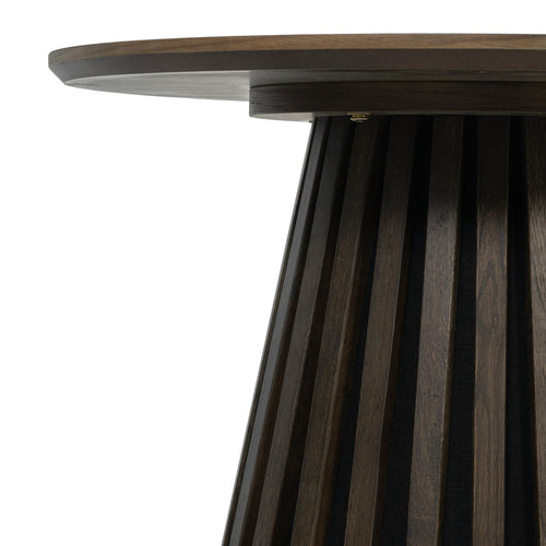 Furnhouse ronde salontafel Svendborg - Gerookt eikenhout - Ø 60 cm