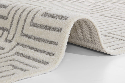 Soft Short-Pile Carpet in High-Low-Optic Manipu 120x170 cm - vtwonen shop