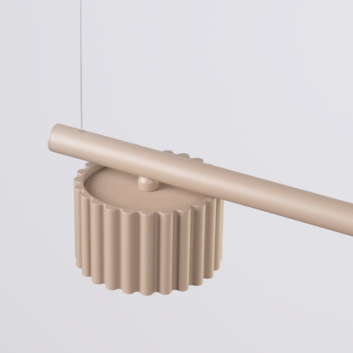 Sollux Lighting Kroonluchter AURA 4 taupe Gx53 - 122x10x208cm