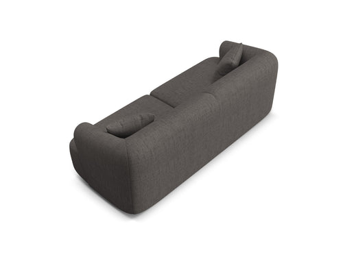 Cosmopolitan Design Modulaire bank Campi 3-zits, structurele stof grijs - 90x220x70cm