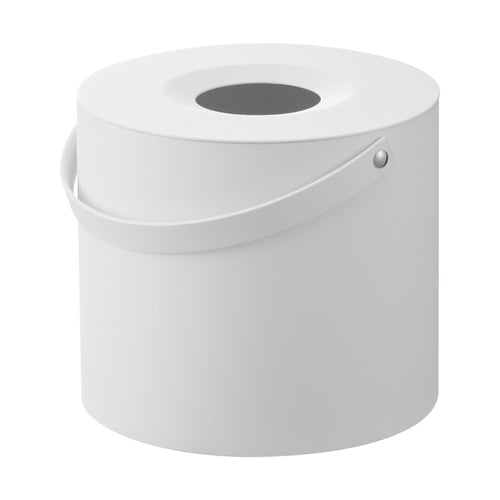 Yamazaki Tissuebox Rond met Handvat - Tower - Wit - vtwonen shop