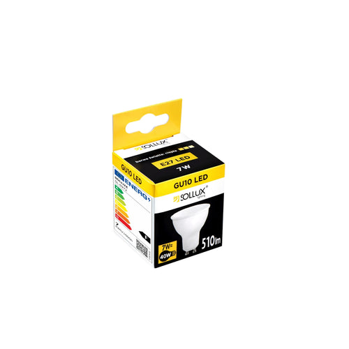 Sollux Lighting LED lamp GU10 3000K 7W 510lm - 5x5x5,6cm
