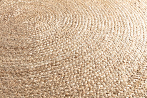 AFK Living vloerkleed Natura - handgemaakt - Jute - 90 x 90 cm