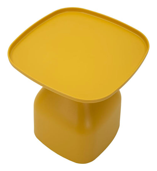 Mauro Ferretti bijzettafel - 48x48x50 cm - geel