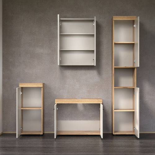 Calicosy - Wandkast MINA - beige 60x17x77 cm