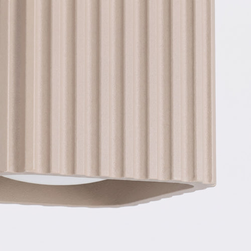 Sollux Lighting Plafondlamp RIFF 1 taupe GU10 - 10x10x10cm