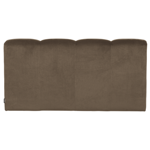 WOOOD eetbank 164 cm met rugleuning Mojo - Velvet - Taupe - 83x164x73