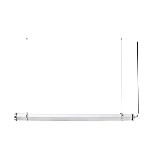 Faro Scuba 120cm Buitenplafondlamp met hanglamp, chroom, IP66 3000K