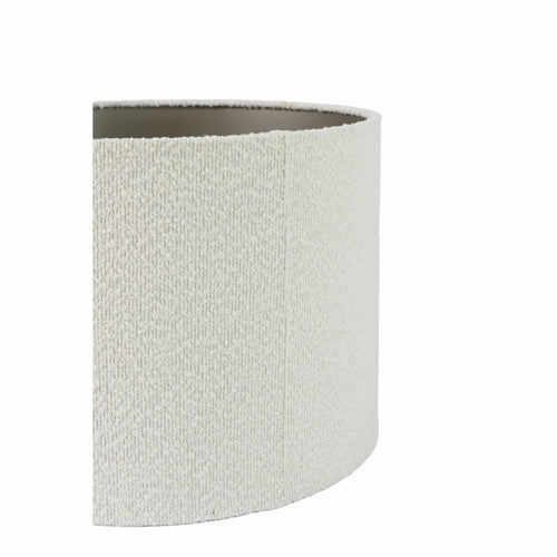 Light & Living lampenkap Boucle - wit - Ø40cm