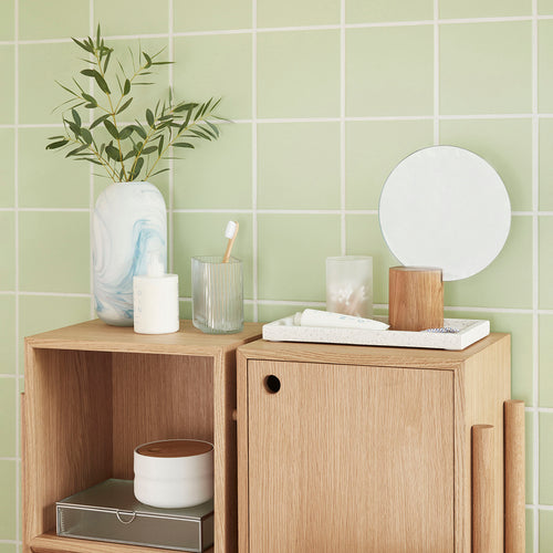 Hübsch opbergpotten Pop - glas - ø9xh13, ø10xh19cm - vtwonen shop