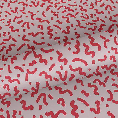 Walls4You behang figuratief motief rood en grijs - 53 cm x 10 m - 640144