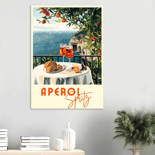 Artfulprints  Aperol Spritz - Cocktail with a view   poster 30x40 cm - vtwonen shop