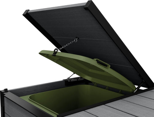 Keter Hide Away Containerberging - 2x 240L - Antraciet - vtwonen shop