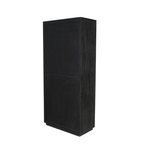 StarFurn Boekenkast Brussel - Zwart Hout - 90x45x200cm