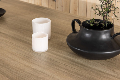 Rebellenclub Rechthoekige Tuintafel Solun - 200 x 90cm - Wit