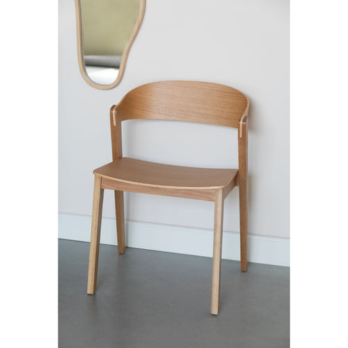 Housecraft Living Wooz eetkamerstoel Eikenhout Naturel - Set van 2 - vtwonen shop