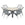 Garden Impressions tuinset Ross - Tulli zwart - light teak look - 220x115 cm