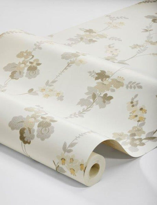 Borastapeter behang bloemen beige - 53 cm x 10.05 m - 660845 - vtwonen shop
