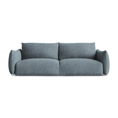 LaMiaSofa 3-zits slaapbank Savona - chenille stof - jeans - 230x105x90