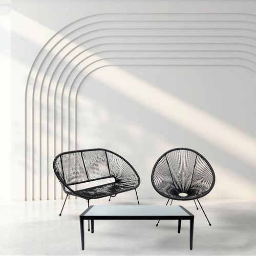 Kare Design Tuinmeubilair Acapulco Tiki zwart - vtwonen shop