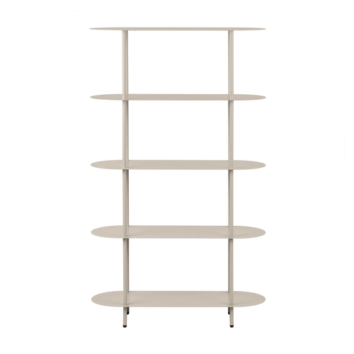 Artichok Riana metalen boekenkast beige - 90 x 150 cm