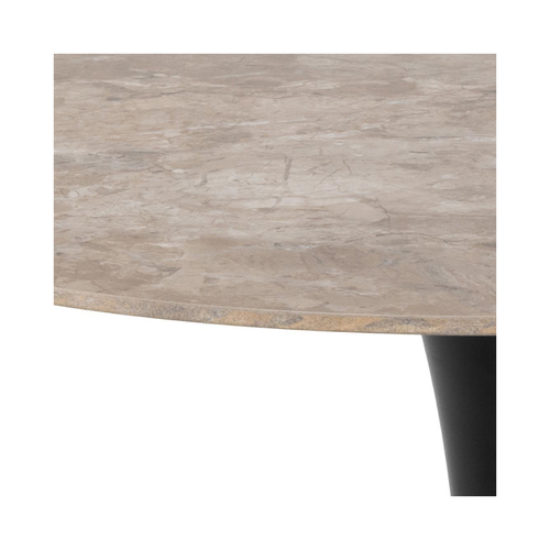Rebellenclub Eetkamertafel Lugo - ø90 cm - Bruin