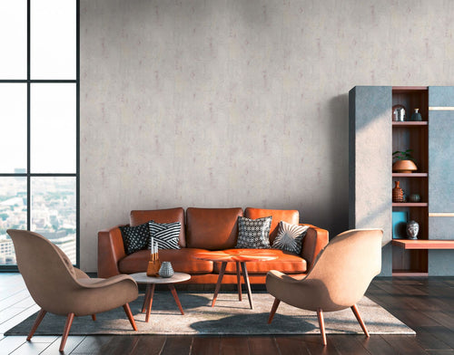 Livingwalls behang betonlook licht warm grijs - 53 cm x 10.05 m - AS-379035 - vtwonen shop