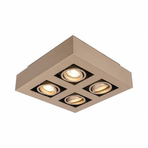 Artdelight spot Bosco - 4 lichts - 25  x 8.6   cm - champagne